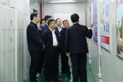 宜春市电子信息产业链招商小分队莅临安博官方网页版-安博(中国)参观调研
